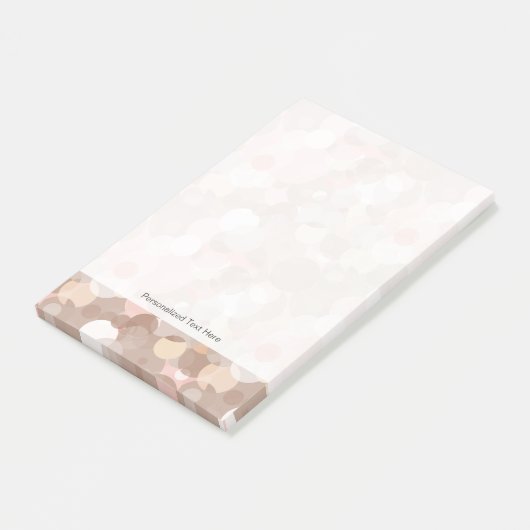 Post-it® Motif simple - Cercles (Incliné)