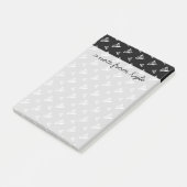 Post-it® Motif Sketchy| Ajouter votre nom (Incliné)