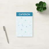 Post-it® Motif Sky & Space bleu (Bureau)