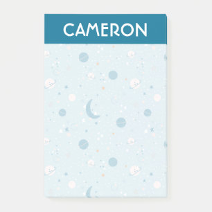 Post-it® Motif Sky & Space bleu