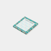 Post-it® Motif succulent de cactus graphique abstrait (Incliné)