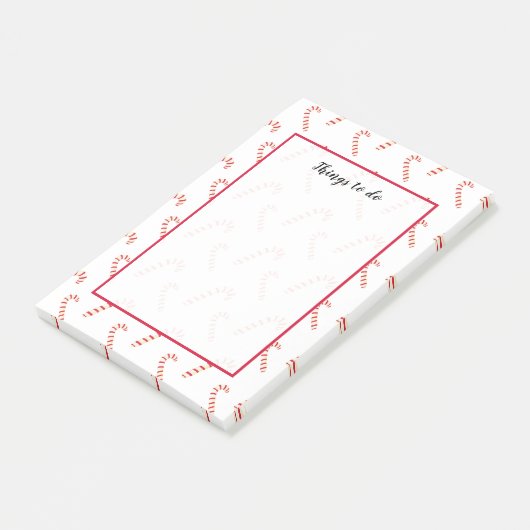 Post-it® Motif sucre de canne (Incliné)