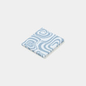 Post-it® Motif Super Y2K rétro bleu (Incliné)