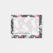 Post-it® Motif texturisé d'ananas de triangle (Devant)