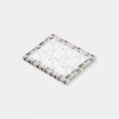 Post-it® Motif texturisé tiré par la main de cactus (Incliné)