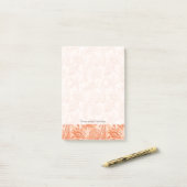 Post-it® Motif tiré par la main de mer (Sur un bureau)
