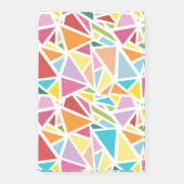 Post-it® Motif triangles colorés 2 (Devant)