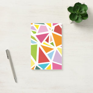 Post-it® Motif triangles colorés 4