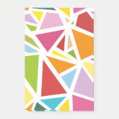 Post-it® Motif triangles colorés 4 (Devant)