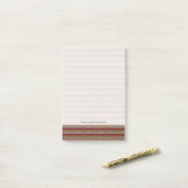 Post-it® motif tribal (Sur un bureau)