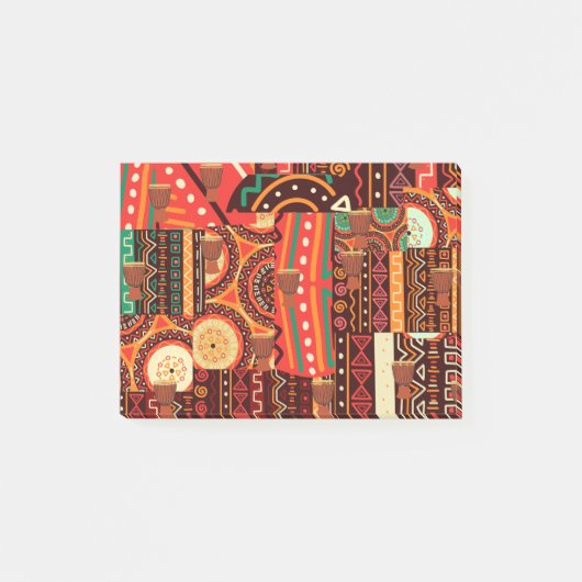 Post-it® Motif tribal Afrocentrique Kente (Devant)