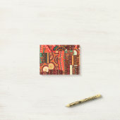 Post-it® Motif tribal Afrocentrique Kente (Sur un bureau)