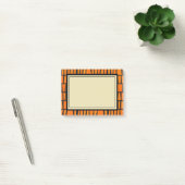 Post-it® Motif tribal d'Afrique orange et noire (Bureau)