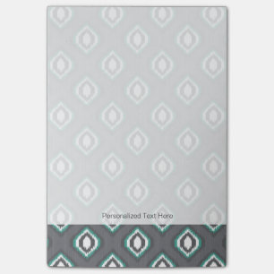 Post-it® Motif tribal de rétro ikat géométrique