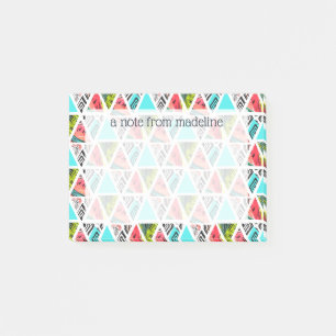 Post-it® Motif tropical abstrait coloré