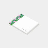 Post-it® Motif tropical aux fleurs de la jungle (Incliné)