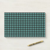 Post-it® Motif turquoise Black Weaver (Sur un bureau)