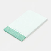 Post-it® Motif Turquoise Peony (Incliné)