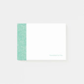 Post-it® Motif Turquoise Peony (Devant)