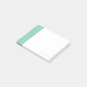 Post-it® Motif Turquoise Peony (Incliné)
