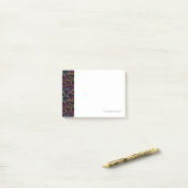 Post-it® Motif Valentin aux Coeurs de couleurs (Sur un bureau)