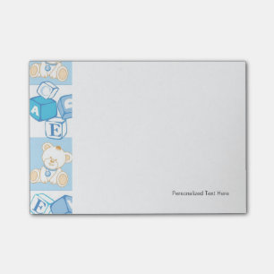 Post-it® Motif vérifié d'ours de nounours
