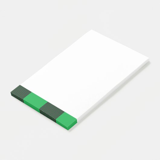 Post-it® Motif vert (Incliné)
