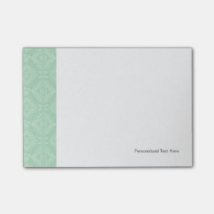 Post-it® Motif vert de damassé