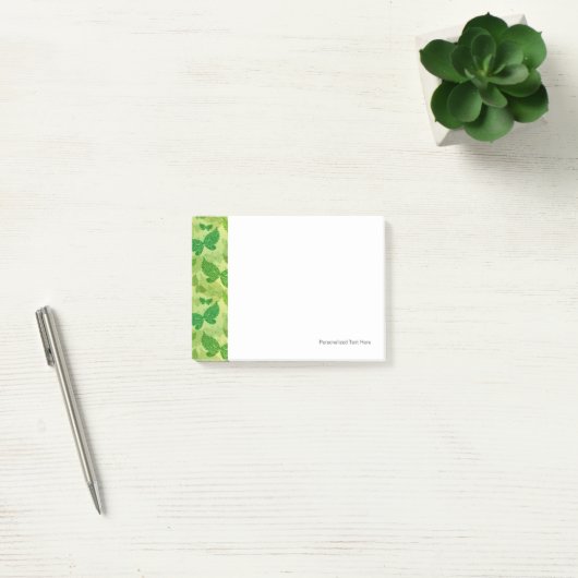 Post-it® Motif vert de printemps (Bureau)