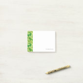 Post-it® Motif vert de printemps (Sur un bureau)