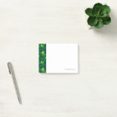 Post-it® Motif vert Emo avec cercles (Bureau)