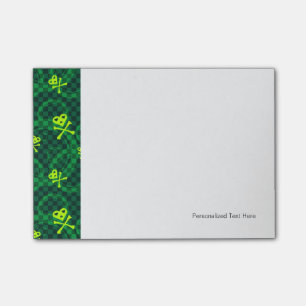 Post-it® Motif vert Emo avec cercles