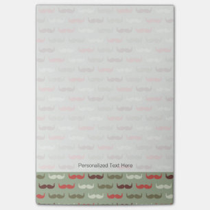 Post-it® Motif vintage avec la moustache