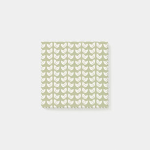 Post-it® Motif Vintage Green Retro Y2K Leaf