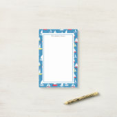 Post-it® Motif voilier (Sur un bureau)