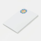 Post-it® Motif Yin Yang Coloré (Incliné)