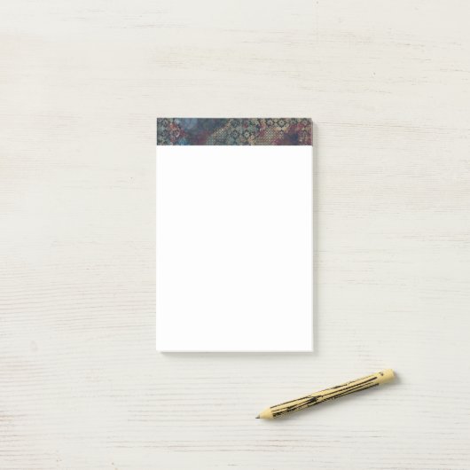 Post-it® Motifs sales avec le patchwork malpropre des (Sur un bureau)