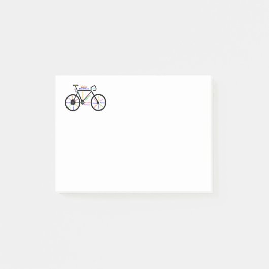 Post-it® Motivational Bike, Vélo, Cyclisme, Sport, Hobby (Devant)