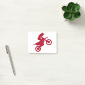 Post-it® moto de motocross realizando acrobacias (Bureau)