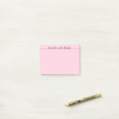 Post-it® Mots d'amour rose (Sur un bureau)