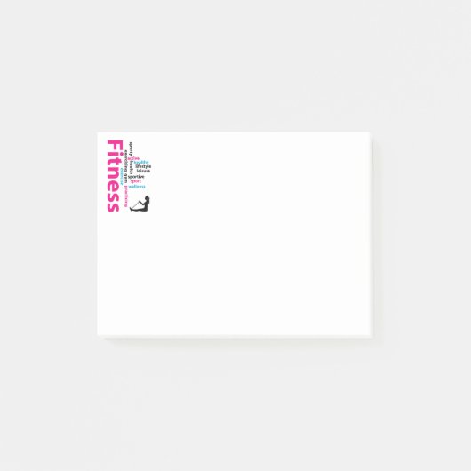 Post-it® Mots de fitness (Devant)