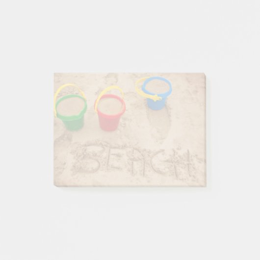 Post-it® Mots de sable de plage (Devant)