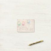 Post-it® Mots de sable de plage (Sur un bureau)