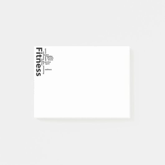 Post-it® Mots fitness (Devant)