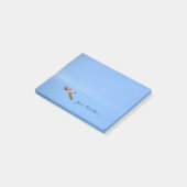 Post-it® Mouette en vol bleu (Incliné)