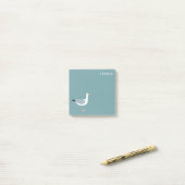 Post-it® Mouette Personnalisée (Sur un bureau)