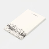 Post-it® Mountain Sketch Personnalisé (Incliné)