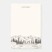 Post-it® Mountain Sketch Personnalisé (Devant)