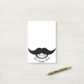 Post-it® Moustache (Sur un bureau)