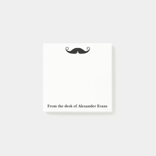 Post-it® Moustache curée (Devant)